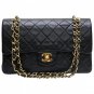 100% Authentic Chanel Double Flap Bag 25.5 cm Timeless Pattern