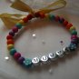 Personalised Mummy, Mum, Nan, Grandma named girls bracelet birthday gift charm