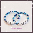 Boys Infants Toddler Bracelet ID Named Personalised Birthday Newborn gift