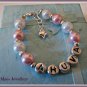 Girls baby toddler bracelet christening new baby personalised any name gift