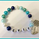Girls Personalised Frozen Inspired Big Sister Bracelet Name Birthday Sister Gift