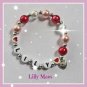 Personalised Name Love Heart Bracelet Girls Ladies Gift Charm Birthday