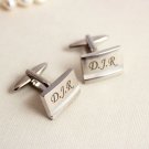 Personalised MENS Mother of Pearl Engraved Cufflinks Birthday Wedding Gift