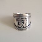 Handcrafted, Tibetan Script OM (Sacred Mantra), Ethnic, Boho, gypsy ring