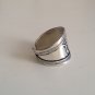 Handcrafted, Tibetan Script OM (Sacred Mantra), Ethnic, Boho, gypsy ring