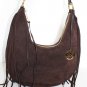 NWT MICHAEL KORS RHEA LARGE SLOUCHY LEATHER SHOULDER BAG CHOCOLATE