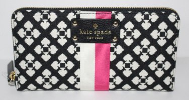 NWT KATE SPADE CLASSIC SPADE NEDA CLUTCH WALLET BLACK