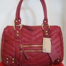 NWT LINEA PELLE DYLAN  QUILTED CHEVRON LG SPEEDY TOTE