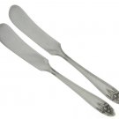 Wm Rogers Silverplate Butter Spreader La Ronnie 1945 Jelly Condiment Atomic Flatware Set 2