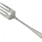 Large Cold Meat Fork 1945 La Ronnie Silverplate Wm Rogers Oneida Ornate Flower Atomic Flatware