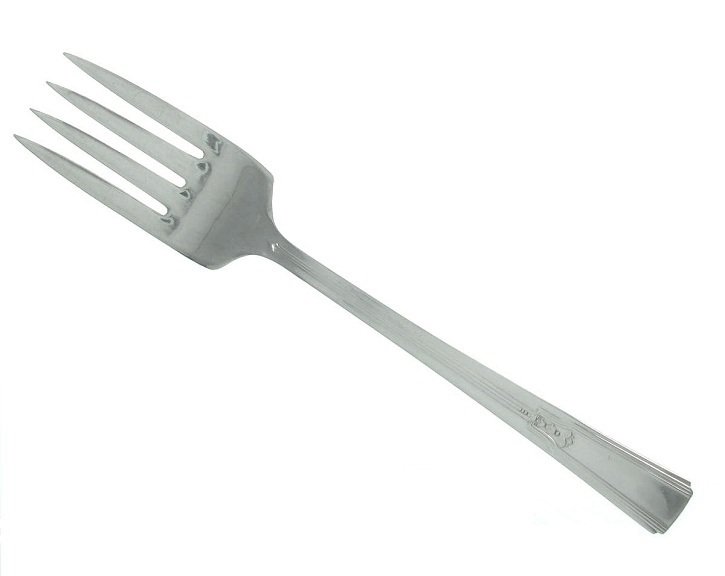 Wm Rogers Revelation Silverplated Salad Fork 1938 Vintage Replacement Flaware Flower