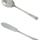 Wm Rogers Revelation Butter Knife Sugar Spoon Silverplate 1938 Atomic Replacement Flatware