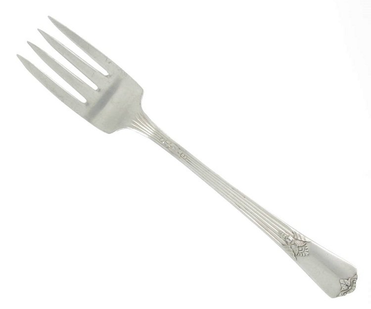 Wm Rogers Guild Cadence Salad Dessert Fork Dinner Flatware Silverplated 1932 Replacement