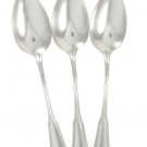 Oneida Silverplate Tablespoons Exeter 1913 Vintage Flatware 3 Large Serving Spoons Atomic Flatware
