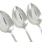Oneida Silverplate Tablespoons Exeter 1913 Vintage Flatware 3 Large Serving Spoons Atomic Flatware