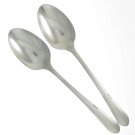 Silverplated Teaspoon Rogers Fascination Set 2 Place Spoons Retro Atomic Flatware 1936