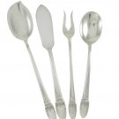 Rogers Silverplate Hostess Set First Love Butter Knife Jelly Server Pickle Fork Sugar Spoon Flatware