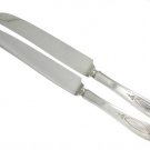 Silverplated Dinner Knives Oneida Adam 1917 Set 2 Vintage Elegant Atomic Replacement Flatware
