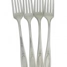 Oneida Silverplated Dinner Forks Adam Set 4 Vintage 1917 Atomic Flatware Replacement