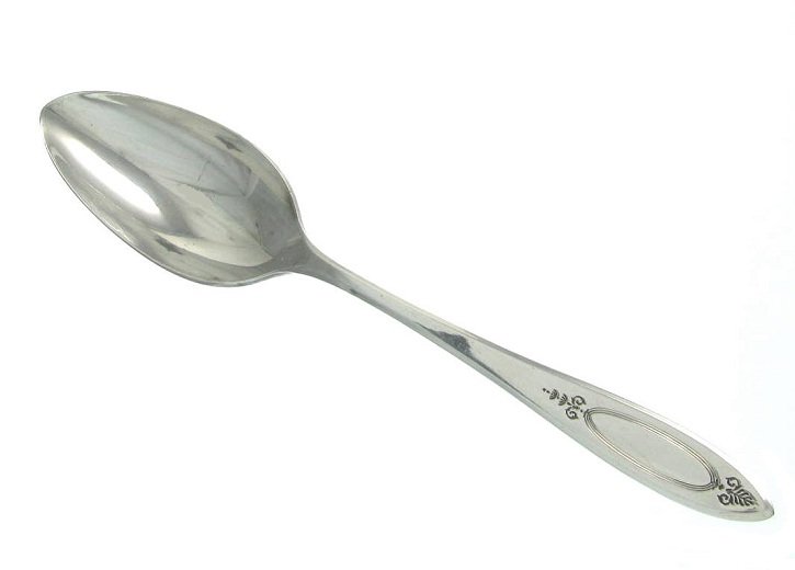 Oneida Adam Dinner Spoons Set 4 Silverplate Vintage Elegant Modern Flatware Replacement Serving 1917