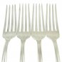 Rogers Bro Silverplate Dinner Forks 1952 Daybreak Elegant Lady Set 4 Vintage Replacement Flatware