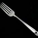 Rogers Eternally Yours Large Dinner Fork Silverplate Vintage Replacement Flatware Flower Ornate