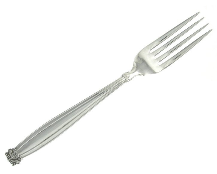 Nakazato Grace Silverplate Dinner Forks Set 4 Vintage Japan Retro Flatware Silverware