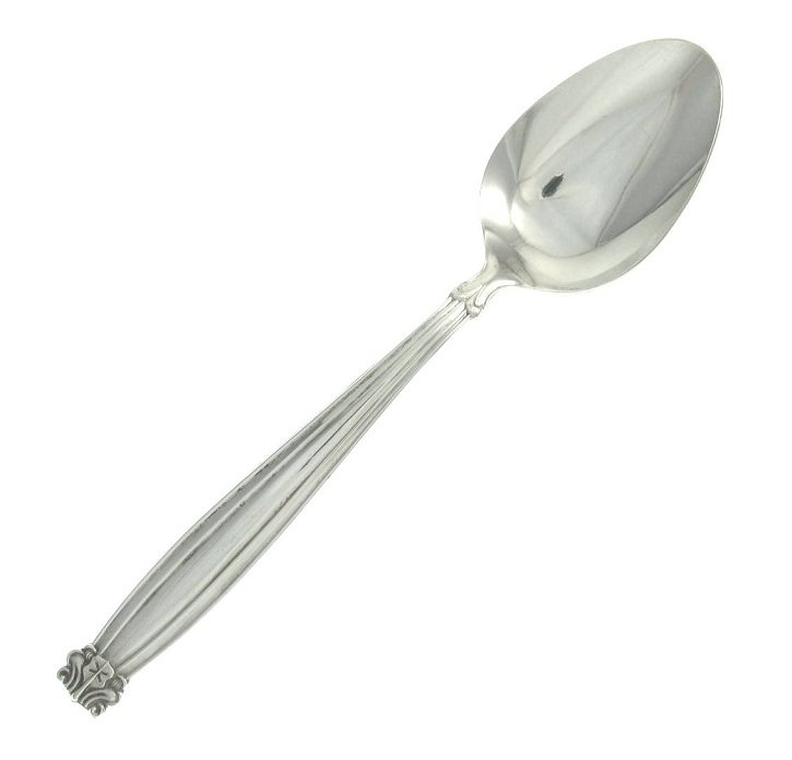 Nakazato Grace Silverplate Demitasse Spoons Set 4 Coffee Tea Vintage Japan Retro Flatware