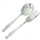Grace Silverplated Serving Spoon Fork Salad Set Berry Casserole Cold Meat Nakazato Japan