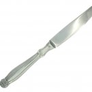 Nakazato Japan Vintage Dinner Knife Grace Table Set 4 Silver Nickle Plate Retro Mod Atomic Flatware