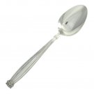 Nakazato Japan Silver Nickle Plate Serving Spoon Large Table Flatware Vintage Retro Atomic Flatware