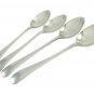 Vintage Demitasse Tea Coffee Spoons James Deakin Sons England 1800s Silver Electroplate Set 4