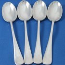 Mappin Webb Demitasse Tea Coffee Spoons 1800s Flatware Sheffield Silverplate Set 4