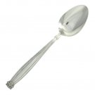 Nakazato Vintage Silverplate Nickle XL Serving Spoon Japan Grace Elegant Modern Flatware