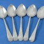 Wear Wite Sheffield Demitasse Spoon Moke Tea Coffee Vintage Nickle Silver Plate 5 England