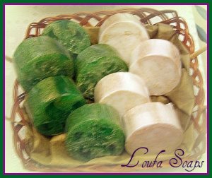 Loufa Soap - White Tea