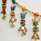 Colourful Ganesha with mirrors toran