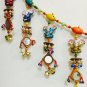 Colourful Ganesha with mirrors toran
