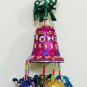 4 Colourful Traditional Bells with Ganesha