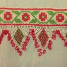 Red & Green beaded motif toran