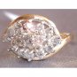 0.5 carat genuine diamond solid gold ring