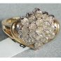1 carat genuine diamond solid gold ring