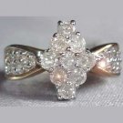 1 carat genuine diamond ring