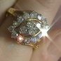 1 carat genuine diamond gold ring