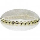 2.5 carat sapphire gold hearts bracelet