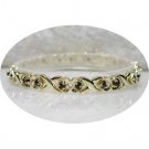 2.70 carat sapphire gold hearts bracelet