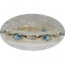 Designer 9.61 carats TOPAZ & DIAMOND tennis bracelet