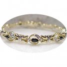 3.61 ctw genuine Sapphire & Diamond bracelet