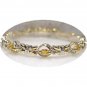 2.11 ctw Genuine Citrine & Diamond bracelet