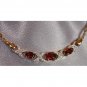 2.78ctw genuine Garnet & Diamond necklace